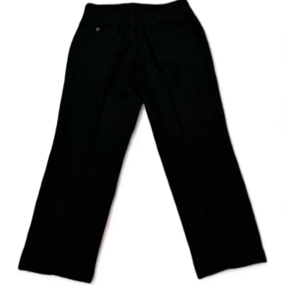 Tommy Hilfiger Black Pleated Men’s Slacks Size 34 EUC
